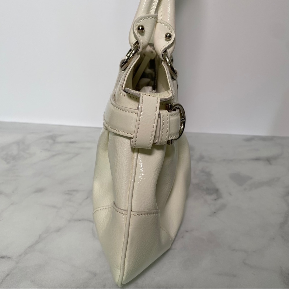SALVATORE Ferragamo Marisa Patent Leather Handbag - Picture 8 of 16